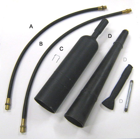 Horn og slanga í amerísk kolsýrutæki 15 - 20 lbs. Horn og slanga í amerísk kolsýrutæki 15 - 20 lbs.