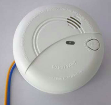 Orientalert jónískur reykskynjari 9V samtengjanlegur m/vír Orientalert jónískur reykskynjari 9V samtengjanlegur m/vír