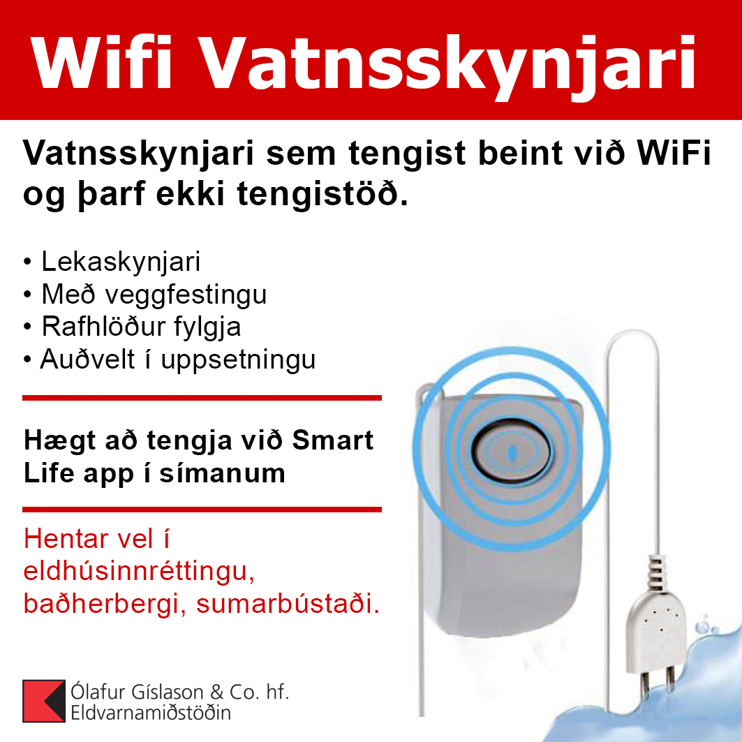 wifi vatnsskynjari 