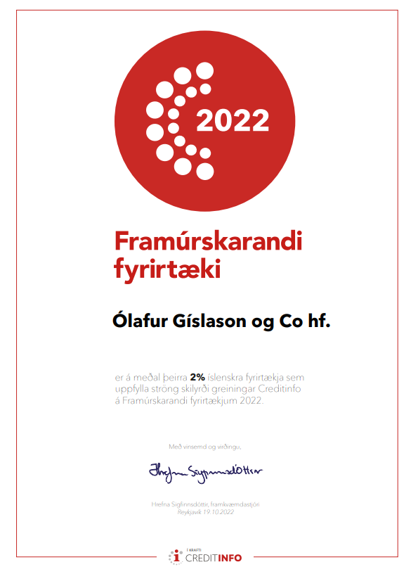 Framúrskarndi 2022