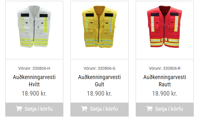 auðkennisvesti 