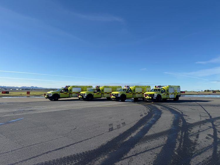 Isavia flugvallaslökkvibílar 2025