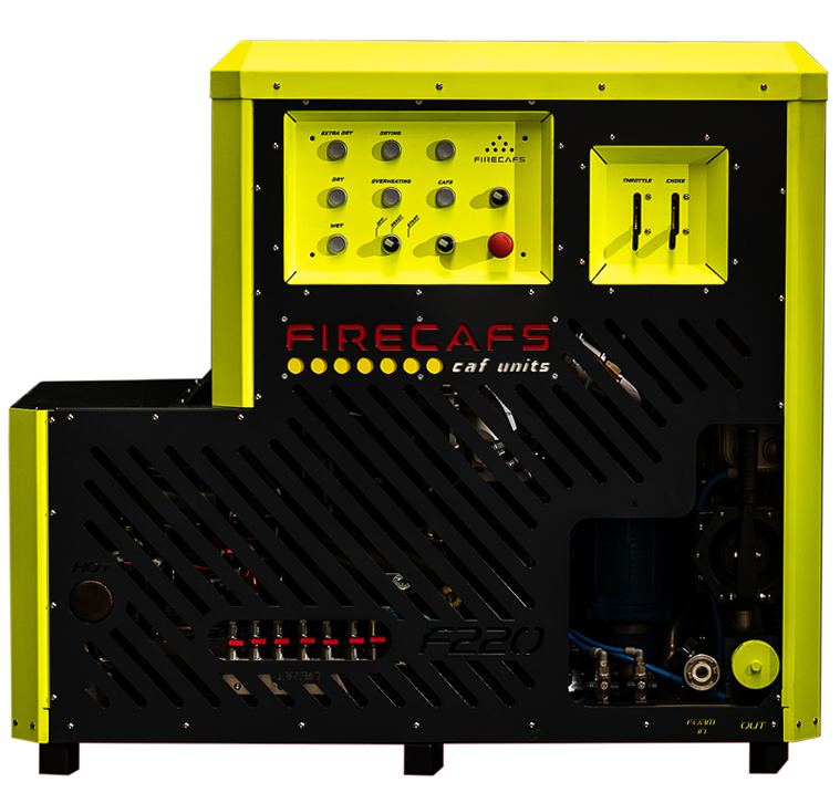 Loftfroðukerfi CAFS Firecafs F-220 froðuslökkvikerfi