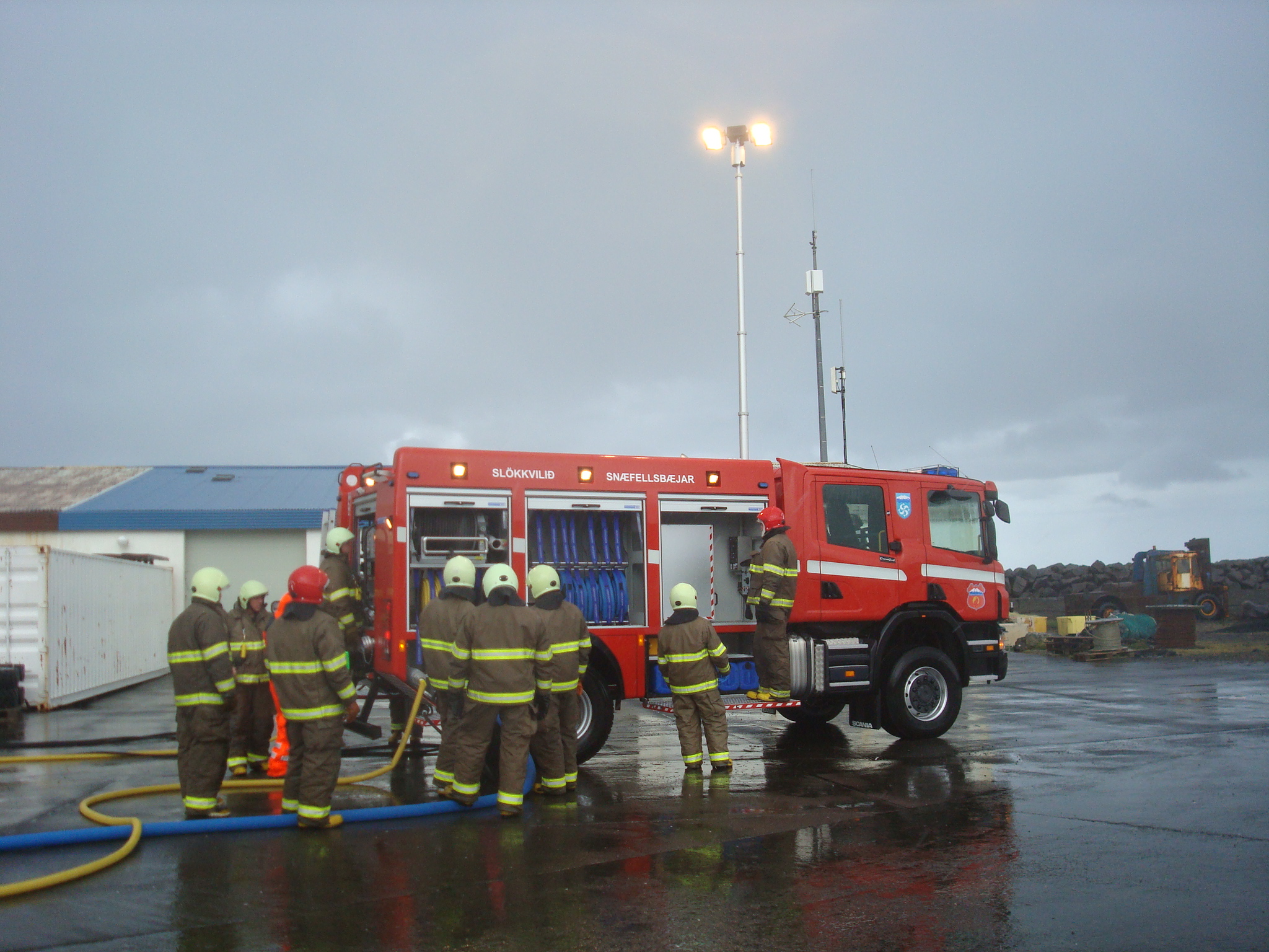 Slökkvilið Snæfellsbæjar í kennslu