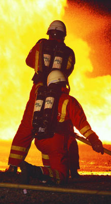 Slökkviliðsmenn Slökkviliðsmenn