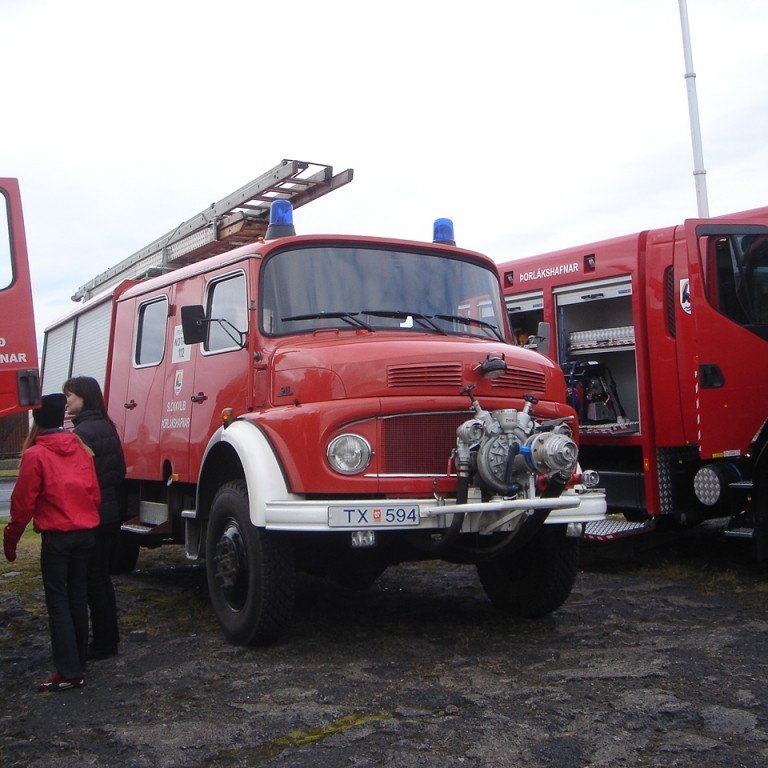 Eldri slökkvibifreiðin í Þorlákshöfn