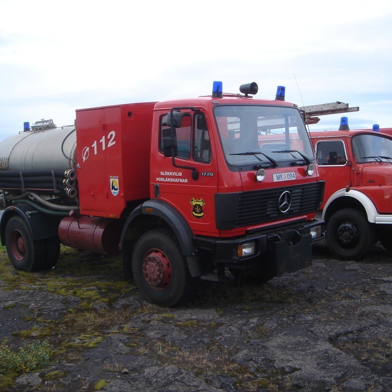 Frá afhendingu Þorlákshafnarbifreiðar