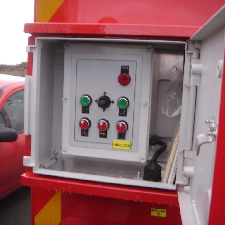 Rafmagstafla fyrir mastur og ljós