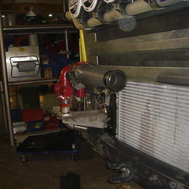 Úðabyssan á stuðara