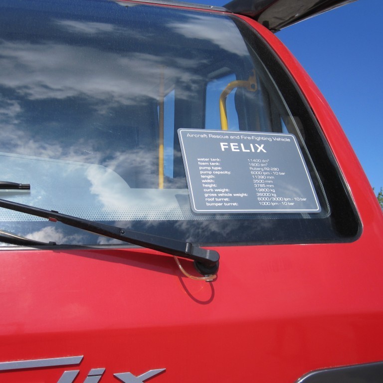 Felix flugvallaslökkvibifreið