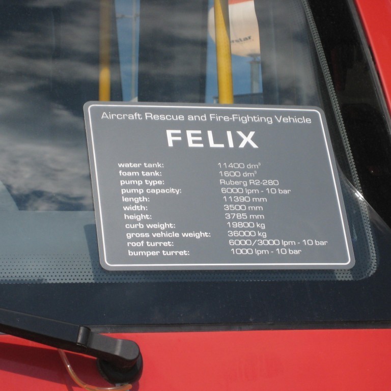 Felix flugvallaslökkvibifreið