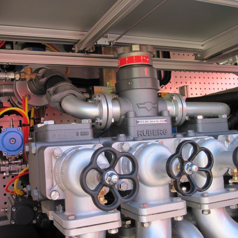 Froðugrein á dælu