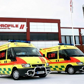 Profile sjúkrabifreiðar