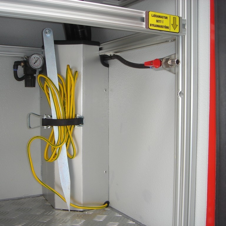 Jarðtenging fyrir rafal