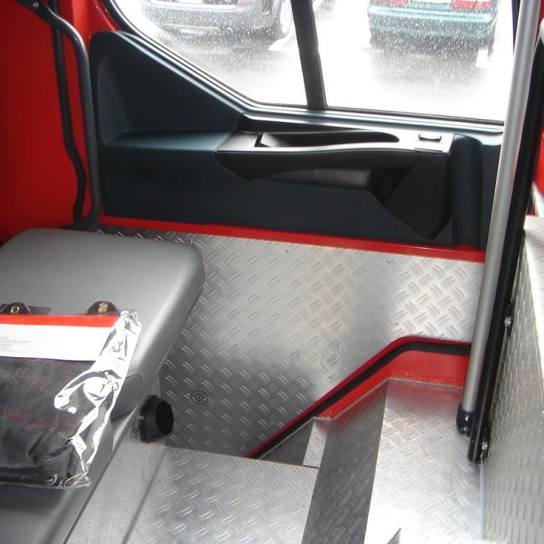 Gólf í áhafnarhúsi