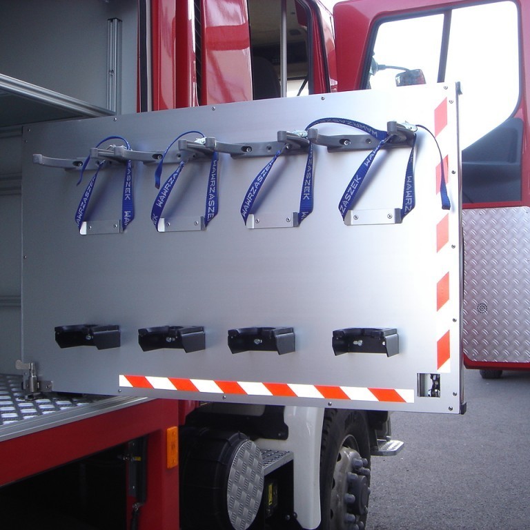 Snúanlegur reykköfunartækjaveggur