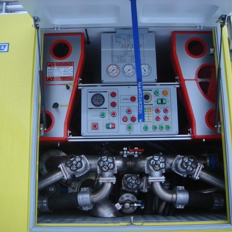 Mælaborð dælu. Allt á íslensku