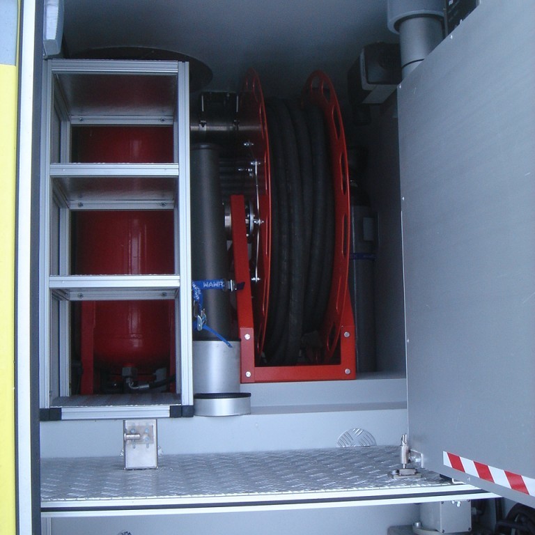 Dufttankur og veggur