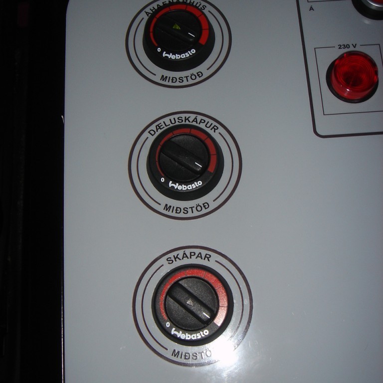 Miðstöðvarhnappar