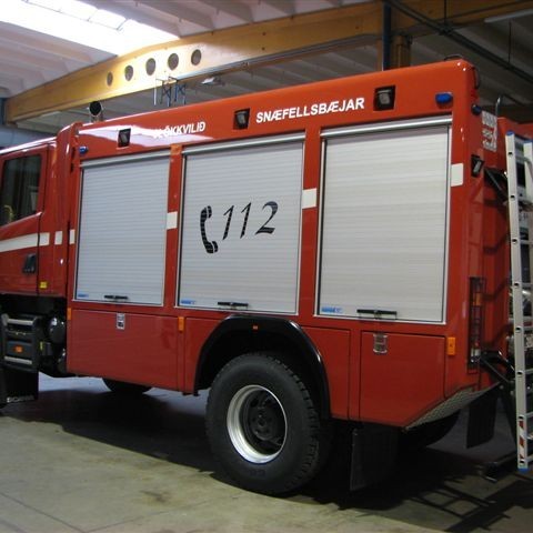 Merktur slökkviliðinu