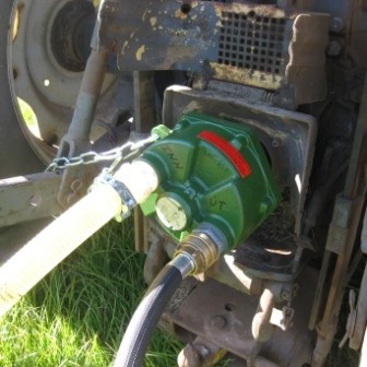 Dælan á dráttarvél