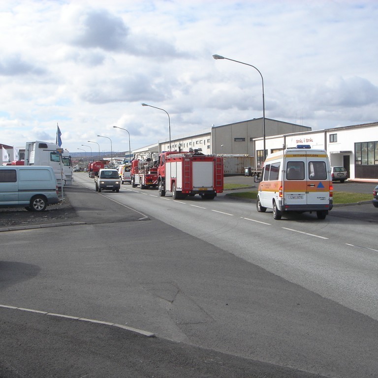 Séð á eftir þeim