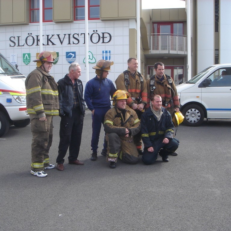 Hópurinn í myndatöku