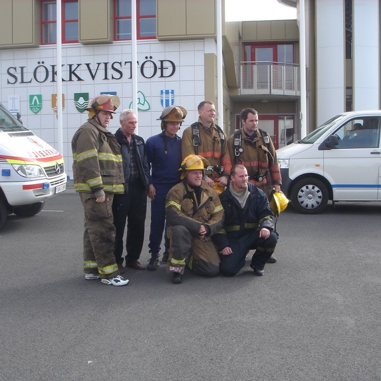 Hópurinn í myndatöku