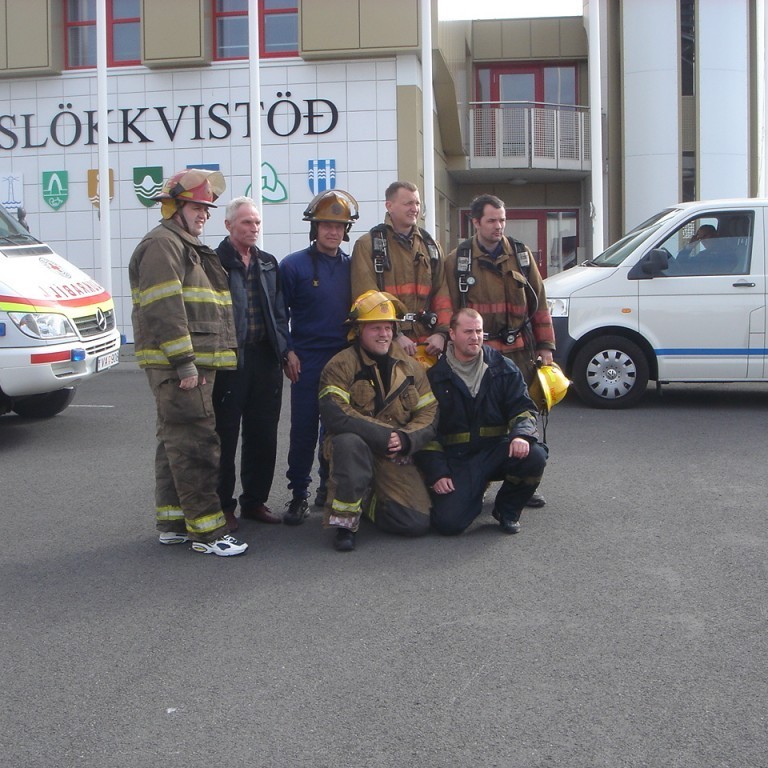 Hópurinn í myndatöku