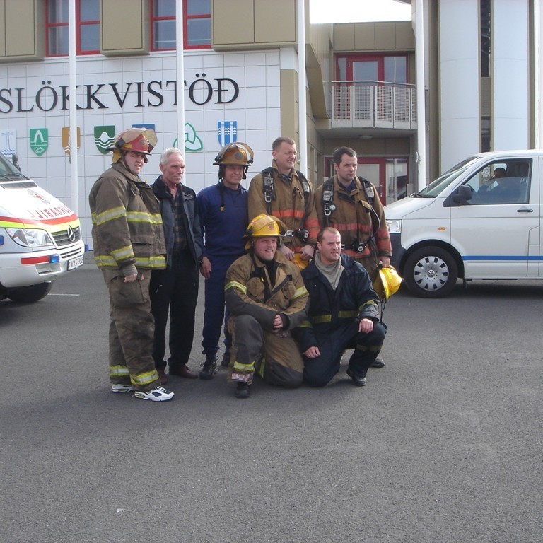 Hópurinn í myndatöku