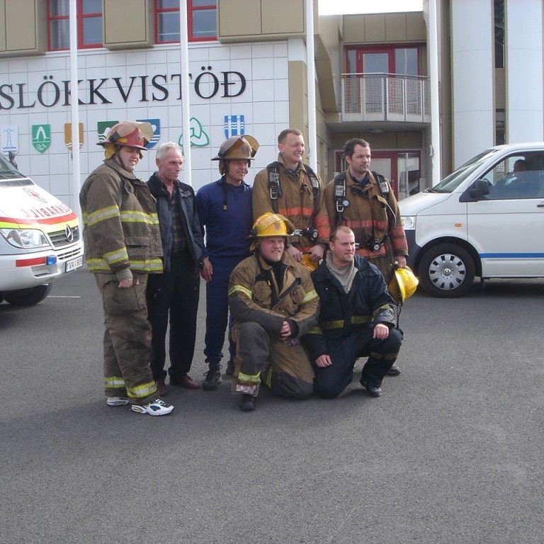 Hópurinn í myndatöku