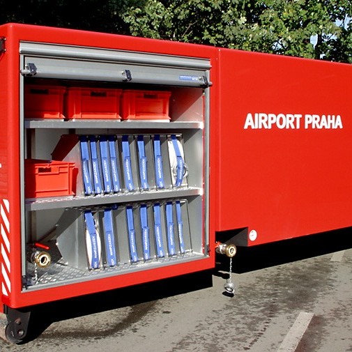 Vatnstankur á gámagrind