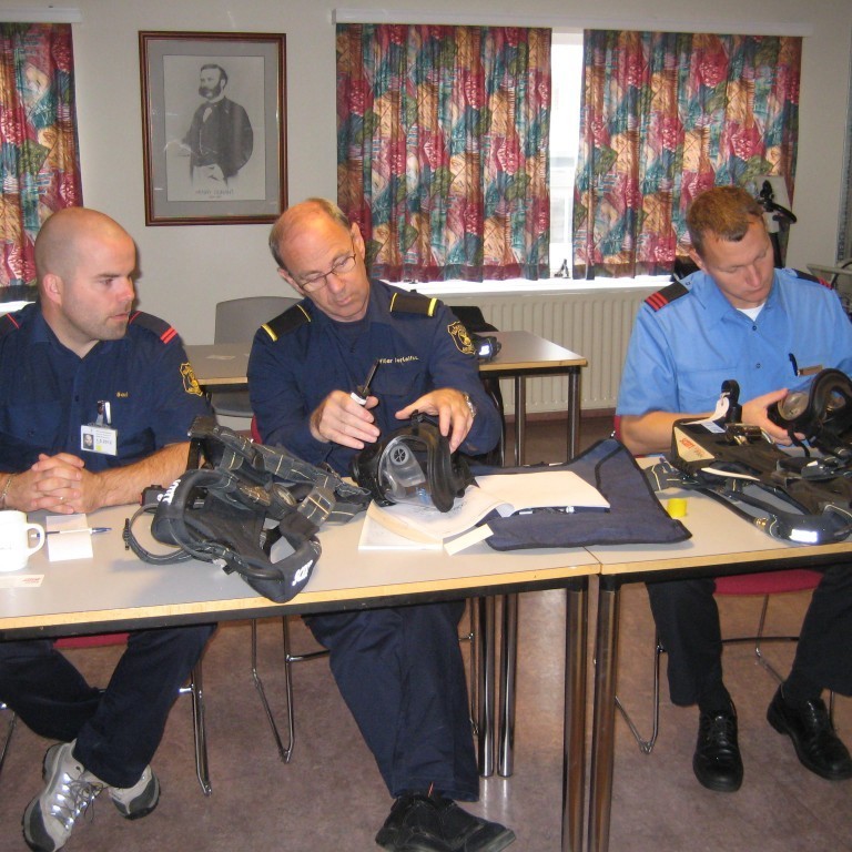 Fyrst þurfti að læra á maskann