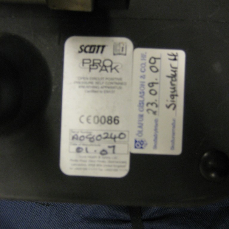 Kominn eftirlitsmiði og kvittað fyrir