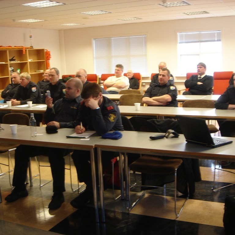 Þeir sem sátu kennsluna