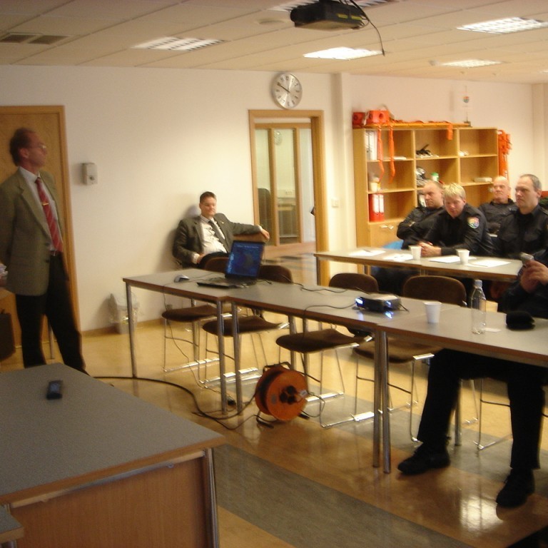 Þeir sem sátu kennsluna