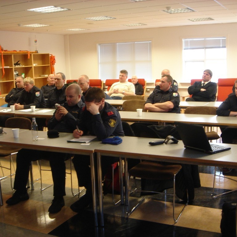 Þeir sem sátu kennsluna