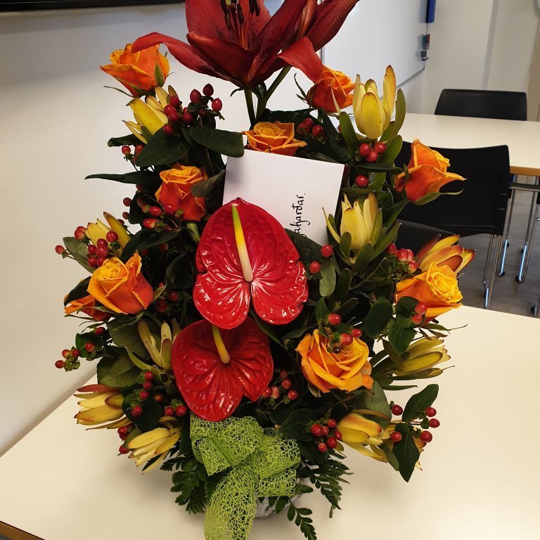 Afhendingarblómvöndurinn