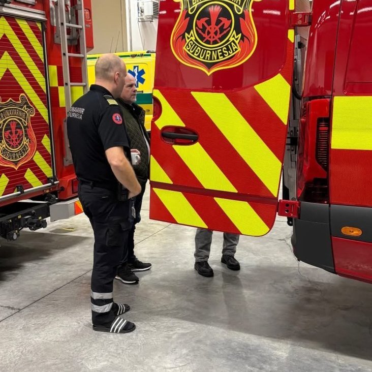 Áhafnar- og flutningsbifreið Brunavarna Suðurnesja