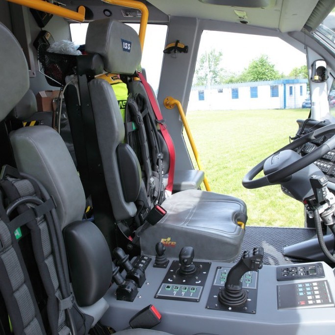 Ný Wiss Felix 8 x 8 flugvallaslökkvibifreið á Copernicusar flugvellinum í Wroclaw