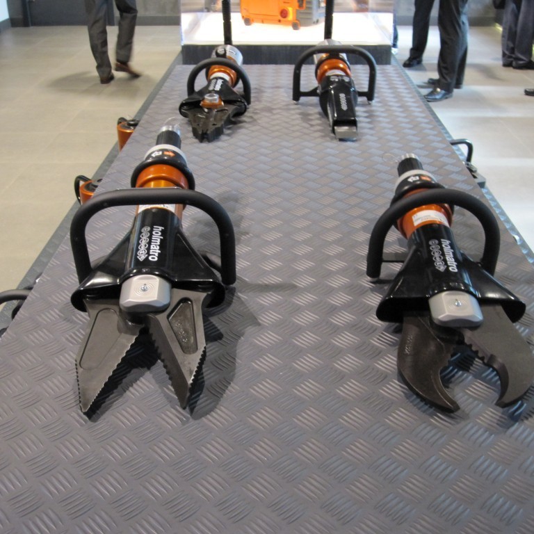 Holmatro klippur með mismunandi blöð