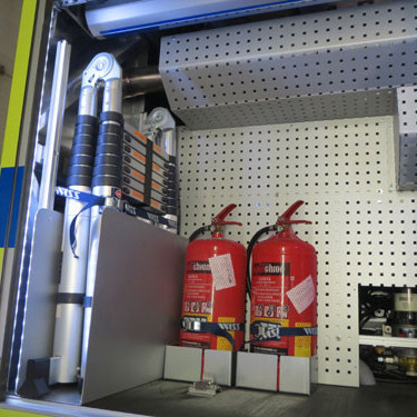 Stiginn og slökkvitæki