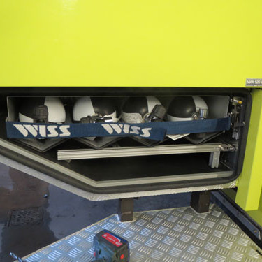 Scott auka reykköfunarkútar í skáp