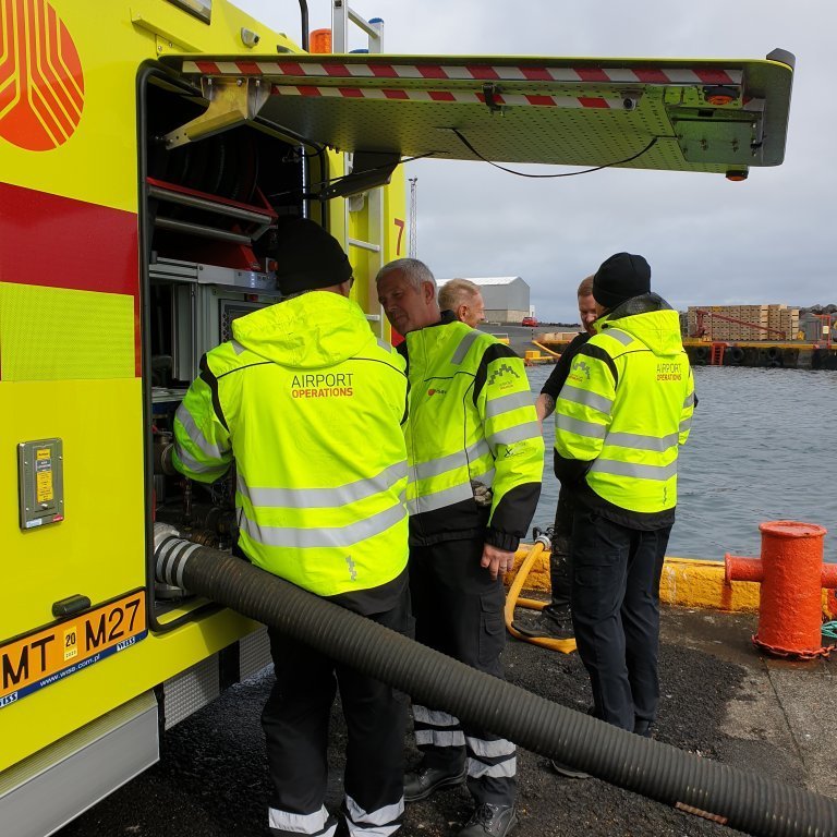 Úttekt í Keflavíkurhöfn