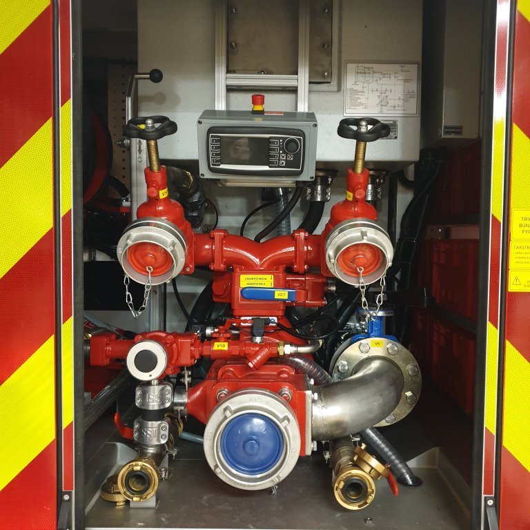 Godiva dælan. Opus stjórnskjár.