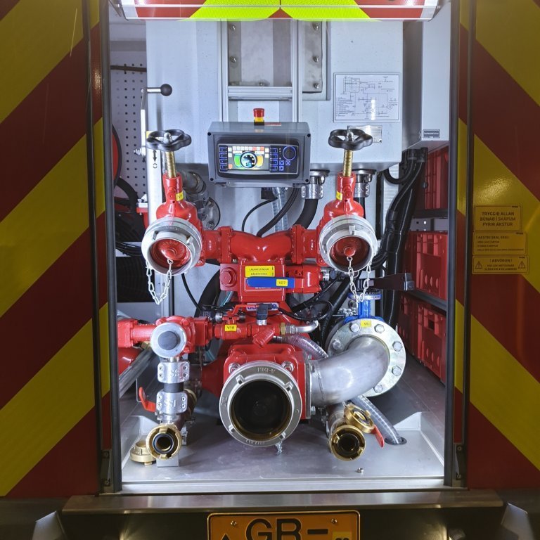 Godiva dælan. Kveikt á Opus stjórnskjá