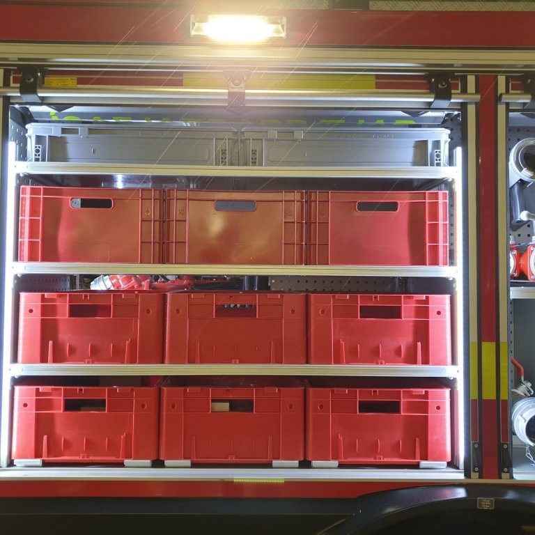 Kassar í skáp nr. 4