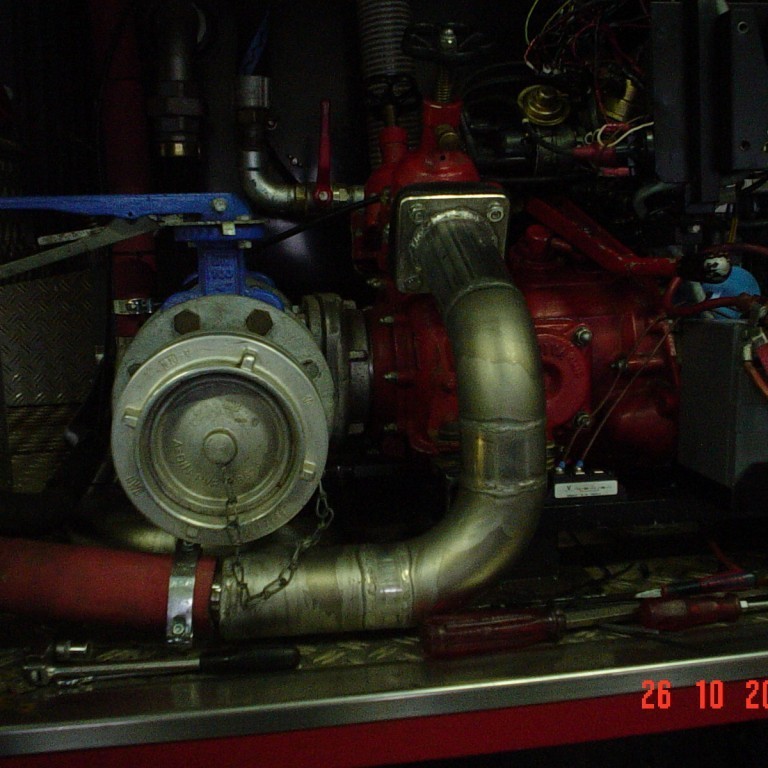 Brunadælan, tenging við úðabyssu