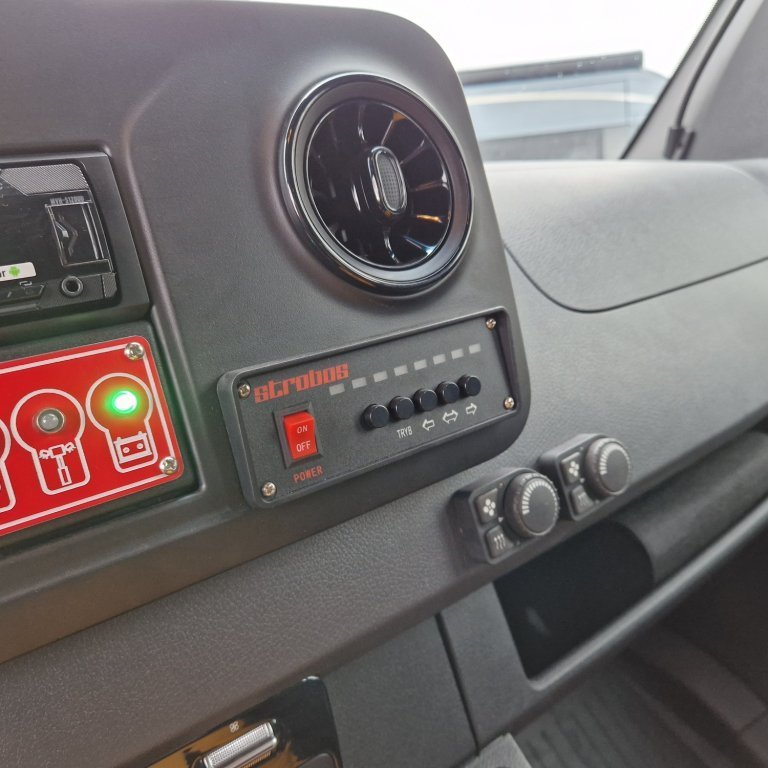 Ljósastýring stýriljóss að aftan