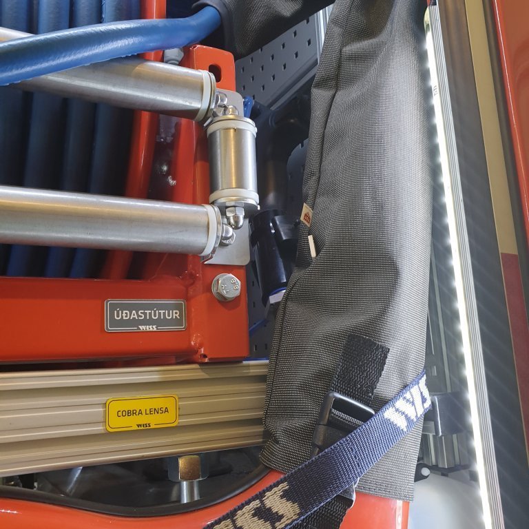 Hér má sjá Pok froðuúðastút sem er hluti af Cobra kerfinu og vinnur á 80 börum.